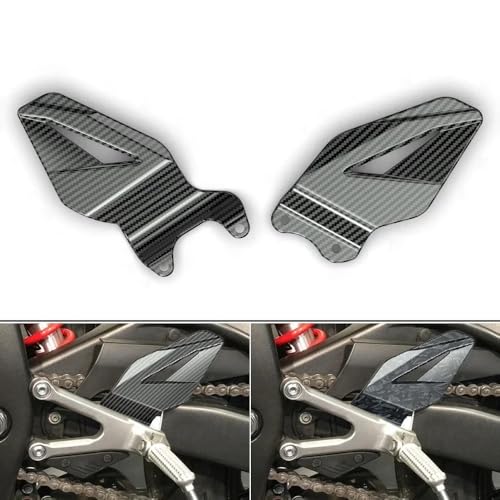 Repose-pieds de moto R6 en alliage forgé avec talonnette de protection