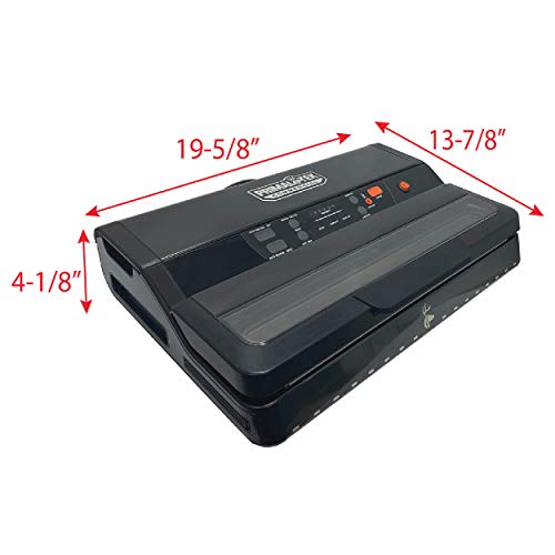 Primaltek 15" Commercial Grade Vacuum Sealer - User Friendly For Food Savers, 28” Vacuum Pressure – Features An Auto Cooling System, Smart Heat Technology, And Vacuum Bag Positioning Guides #TOP7