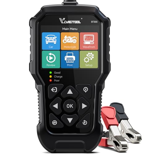 VDIAGTOOL BT300 Car Battery Tester 6V 12V, 5-3000 CCA Load Tester...