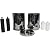 Travel Berkey Gravity-Fed Water Filter with 2 Black Berkey Elements + 2 Berkey PF-2 Fluoride and Arsenic Reduction Elements—Use at Home or Outdoors