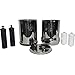 Travel Berkey Gravity-Fed Water Filter with 2 Black Berkey Elements + 2 Berkey PF-2 Fluoride and Arsenic Reduction Elements—Use at Home or Outdoors
