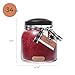 A Cheerful Giver - Cranberry Orange - 34oz Papa Scented Candle Jar with Lid - Keepers of the Light - 155 Hours of Burn Time, Gift for Women, Red