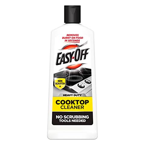 Easy Off Heavy Duty Cooktop Cleaner, Removes Burnt on Food in Seconds, Non-Scratch, No Scrubbing Tools Needed, 16 Oz Cover