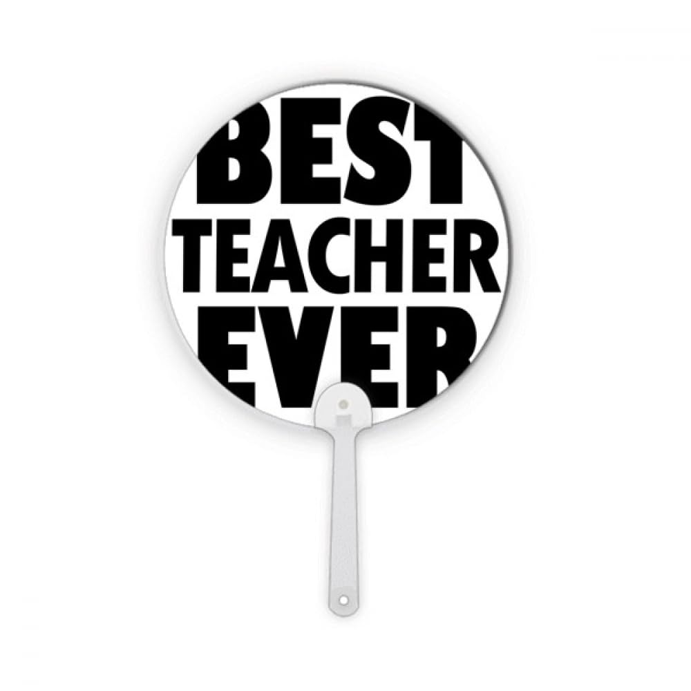 Éviter la chaleur en classe avec l'éventail rond plastique Best Teacher Ever