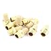uxcell® 1/4PT Male Thread Pneumatic Muffler Filter Exhaust Brass 10 Pcs
