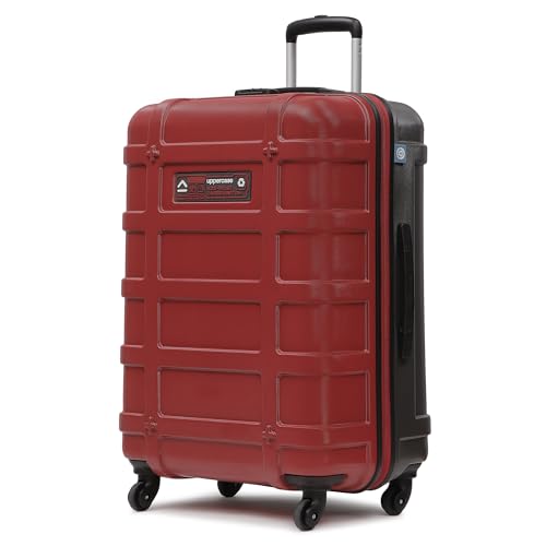 uppercase Cargo 74cm(Large) Check-in Trolley Bag Dual-Tone Spinner Hardsided Luggage Secure Combination Lock Scratch-Proof Surface Mesh ConviPack Suitcase for Men & Women 2000 Days Warranty(Red)