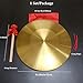 LOONELO Gong Instrument with 16.4 inch(42cm),Chinese Traditional Percussion Instrument Brass Gong with Wooden Mallet and Red Hanging Ribbon for Home Office Celebration