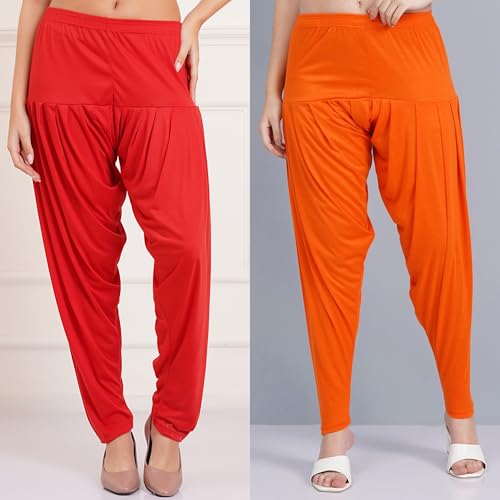 Image of Buy That Trendz Patiala Salwar for Women Relaxed Fit Viscose Patiyala Salwar Harem Bottom Pants