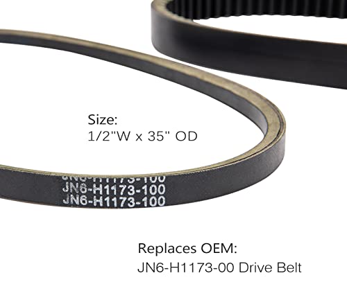 J55-G6241-00 Clutch Drive & Starter Generator Belt Kits Jn6-H1173-00 Clutch Drive Belt For Yamaha G2 G8 G9 G11 G14 G16 G22 Drive G29-4 Golf Cart Drive Belt #TOP4