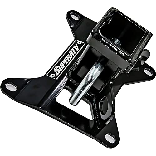 Superatv Rear Receiver Hitch For 2020+ Kawasaki Teryx Krx 1000 | Includes Cotter Pin And Hitch Pin | Max Towing Capacity 1500 Lb. | Fits Standard 2" Attachments #TOP1
