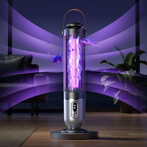 Image of Mosquito Killer Lamp Electric Mosquito Killer Lamp Mosquito Zapper, Fly Insect Killer Machine, Sensor Automatic ON - Off, Insect Bug Zapper,Fly Catcher and Trap Killer LED Lamp for Easy use Home MY01