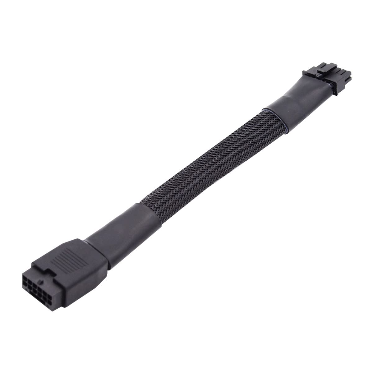 CY 12VHPWR ATX3.0 PCI-E 5.0 Power Modular Cable Male to Female Extension 17cm Compatible for 3080 3090TI PSU 16Pin 12+4P Graphics Card
