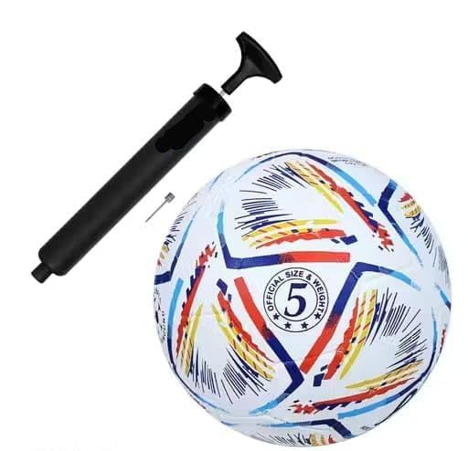 Football for All Ages Suited for The Grass Fields | PU | Suitable for Grass |Practice Ball | Soccer Ball | for Men/Women | Football Size - 5 (White)-picture-12