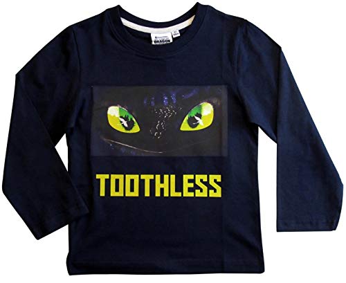 Preisvergleich Produktbild Dragons Langarmshirt Jungen Ohnezahn Hicks (Dunkelblau, 104)