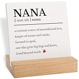 Birthday Gifts for Nana, Best Nana Ever Gifts from Grandkids, Personalized Emotional Inspirational Support Valentines Day Gifts for Grandma Grandmother