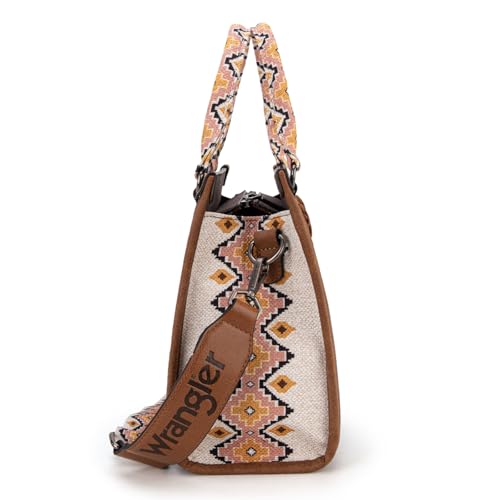 Image of Montana West Wrangler Tote Bag for Women Aztec Western Retro Purse Top Handle Handbags