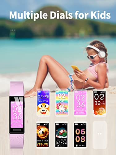 Digeehot Kids Fitness Tracker Watch For Boys Girls Age 5-16, Waterproof Fitness Watch, Sleep Tracking, Calorie Counter, 11 Sport Modes Tracker And More - Kids Watch With Replaceable Band #TOP5