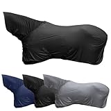 Covalliero - Abschwitzdecke Light – Pferdedecke mit Halsteil (separat) –...