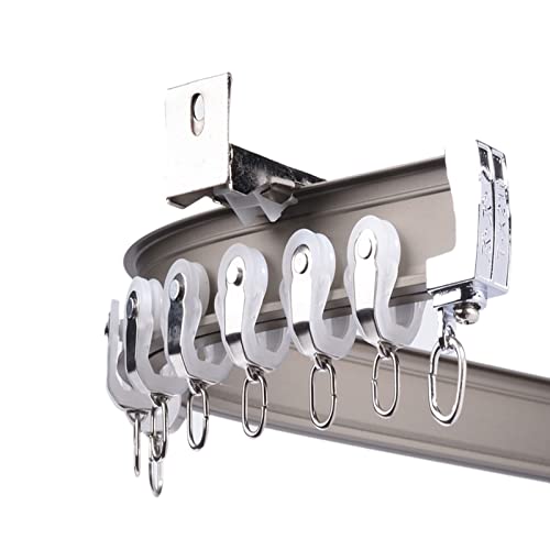 Robuste Aluminium-Gardinenstange für Balkon, Outdoor, Terrasse, Überdachung – komplettes Set im Lieferumfang enthalten (Wandhalterung, 6 m) Robuste Aluminium-Gardinenstange für Balkon, Outdoor, Terrasse, Überdachung – komplettes Set im Lieferumfang enthalten (Wandhalterung, 6 m)