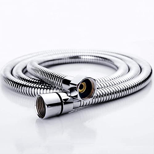 Kibath L102271 Flexo Ducha Latón 175 Cm, Cromo Brillo