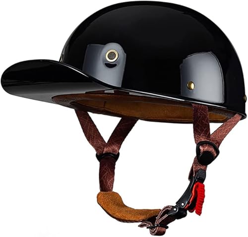 Casco abierto para adultos de scooter y motocicleta con visera talla XL unisex