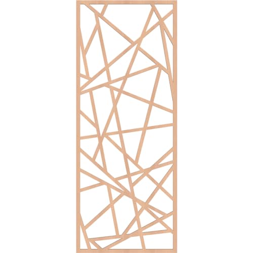 Image of Conway Decorative Pierced Fretwork Wood Wall Panels, 15 3 /8 inchW x 39 3 /8 inchH x 1 /4 inchT, Alder