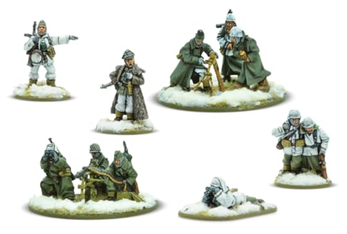 German Army Support Group Winter collection de figurines militaires haute précision