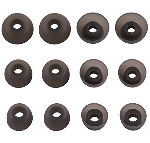 BLUEWALL Ear Tips for Jabra Elite 65t Active 65t Envolve 65t Headphones, Fit in Charging Case Earbud Covers for Jabra 65t, 6 Pairs, S,M,L
