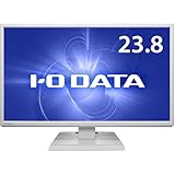 IODATA LCD-DF241EDW 23.8インチワイド ホワイト LED液晶モニター 薄型 液晶ディスプレイ 1920 x 1080 フルHD 16:9 ADSパネル DiaplayPort/HDMI/VGA/VESA準拠 (整備済み品) image