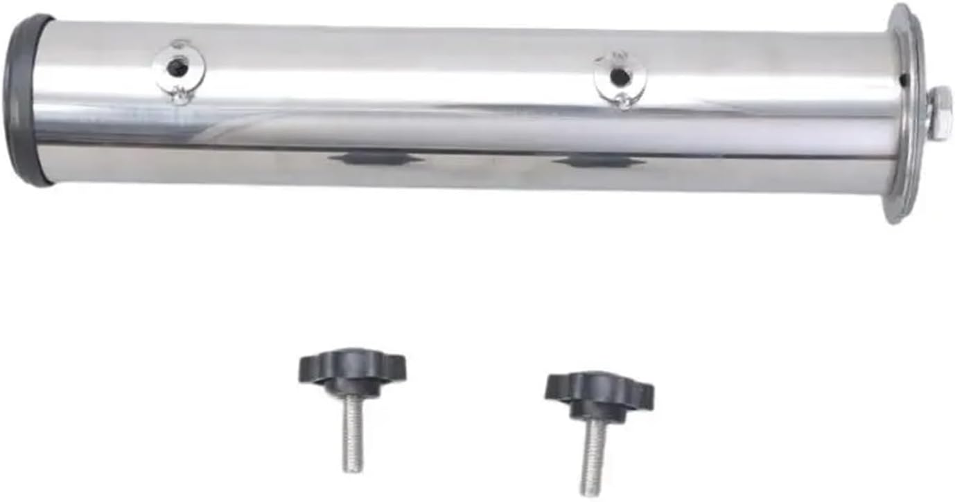 Weather Resist Patios Umbrella Holder Clamp Tube Outdoor Parasol Base Stand on Deck Railing Mount Parasol Support
