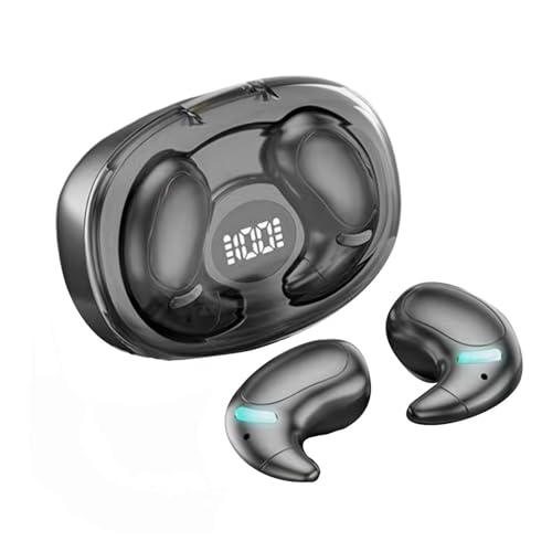 SHANGYU Sleep Earbuds Bluetooth 5.3 in Ear,Invisible Sleep Wireless Earphone, Sleeping Earbuds for Side Sleepers Built-in Mic,Mini Sleep Headphones,Type-C Fast Charging Earbuds for Sleeping (Black)