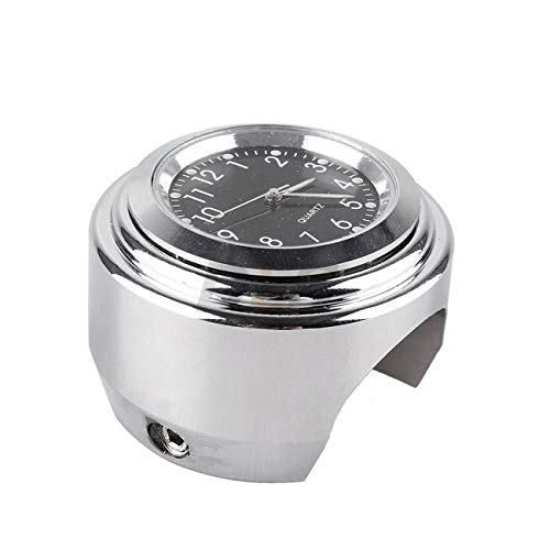 Leeec Stuurtafel Motorfiets Accessoires Waterdicht Stofdicht Lichtschema Aluminium Quartz Klok Motorfiets Stuur Tijdschema