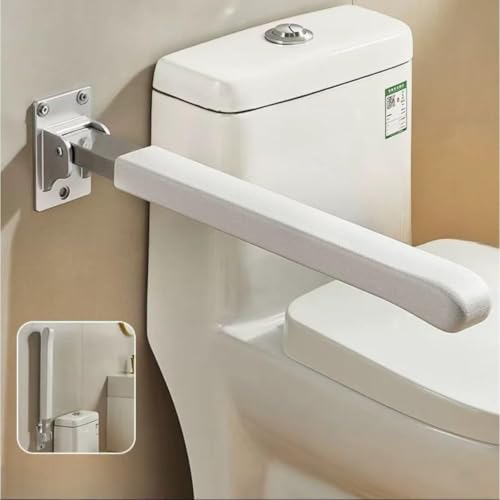 【Yecox】トイレ手すり 介護手すり 高齢者用 壁掛け式 折りたたみ式 ステンレス鋼 滑り止め アームレスト 浴室 バスルーム 安全サポート 使いやすい 多用途 日常使用