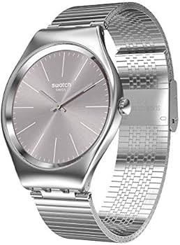 Swatch SYXS123GG Stainless Steel Round Analog Watch for Women - Silver: Buy  Online at Best Price in Egypt - Souq is now Amazon.eg