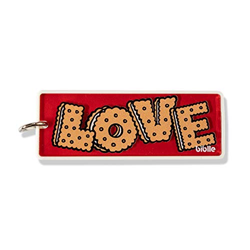 biblle(ビブル)大切なヒトやモノが見つかる忘れ物防止タグ 【国産製品】【豊富なデザイン】【電池交換品】(ホワイト) (SHETA × Cookie)