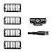 Price comparison product image Guide Comb for Philips OneBlade & OneBlade Pro, QP2520, QP2530, QP2620, QP2630, QP6510, QP6520 Facial Hair Clippers Beard Trimmer 4pcs/ Set Mixed Replacemen Pack Kit (1/2/3/5 mm)