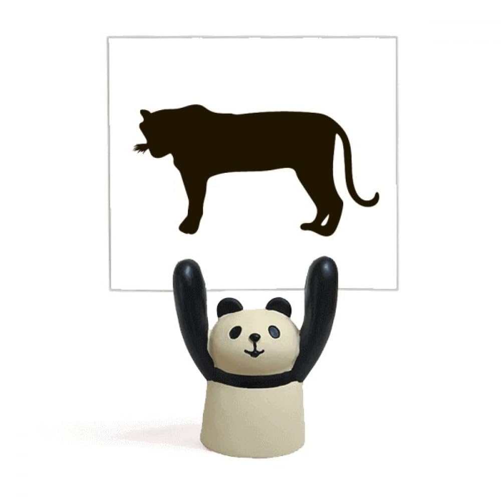 Support mémo tigre noir panda porte-note mignon pour table