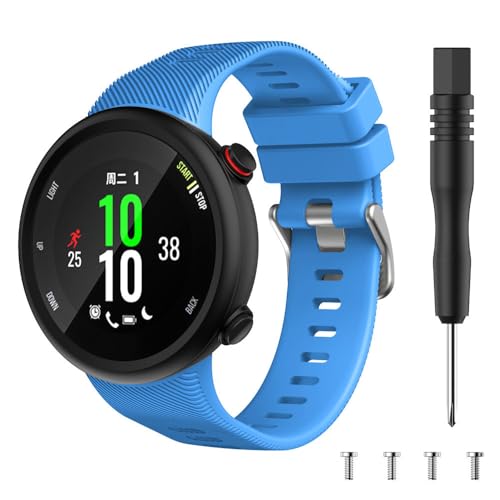 Correa de silicona para Garmin Swim 2, correa de reloj inteligente, pulsera deportiva para Garmin Forerunner 45 45s, accesorios de pulsera, azul cielo, para Forerunner 45s, For Forerunner 45s