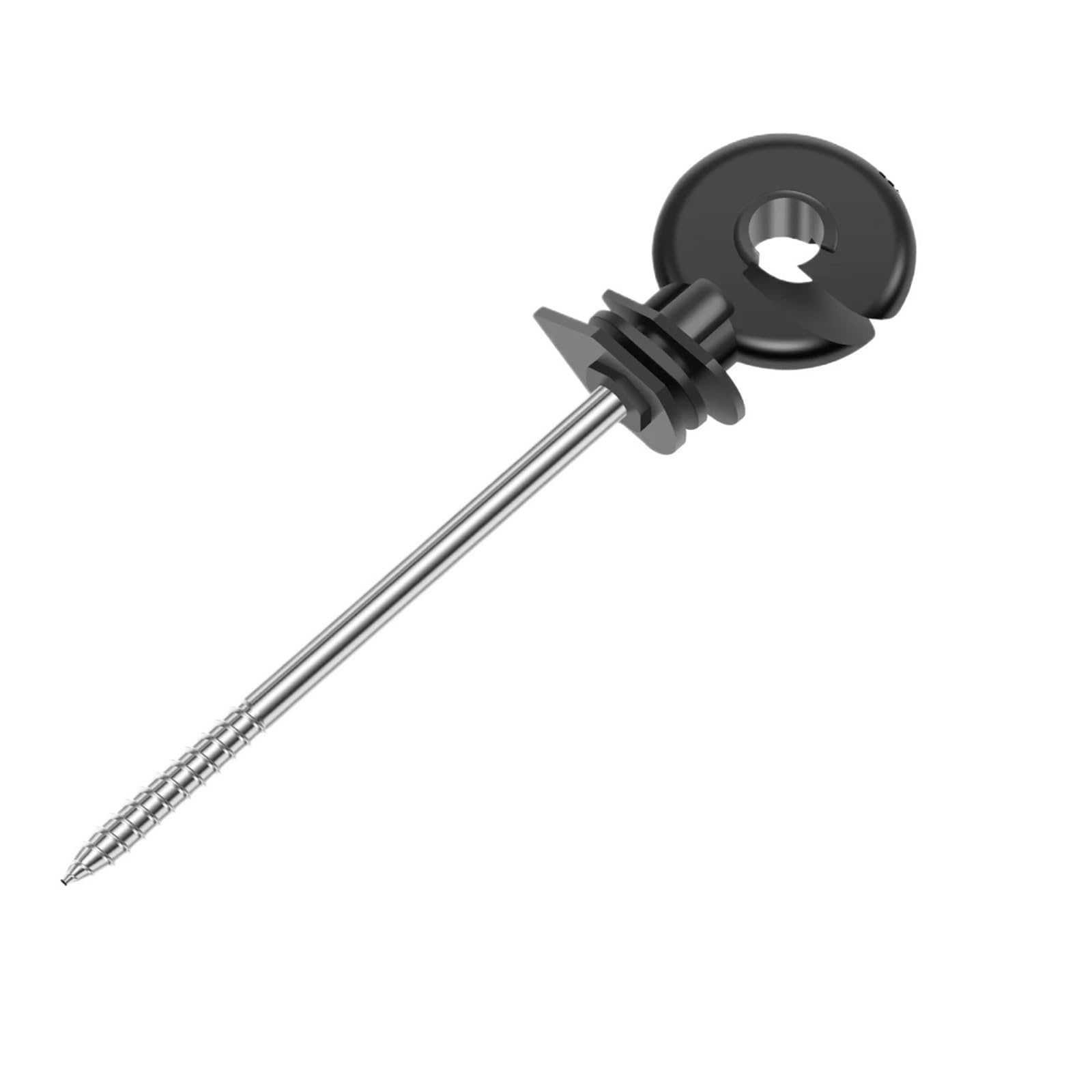 Isolatori Per Recinto Elettrico 50/100 pezzi isolatori for recinzione elettrica autofilettanti pali in legno fattoria versatile resistente(50Pcs)