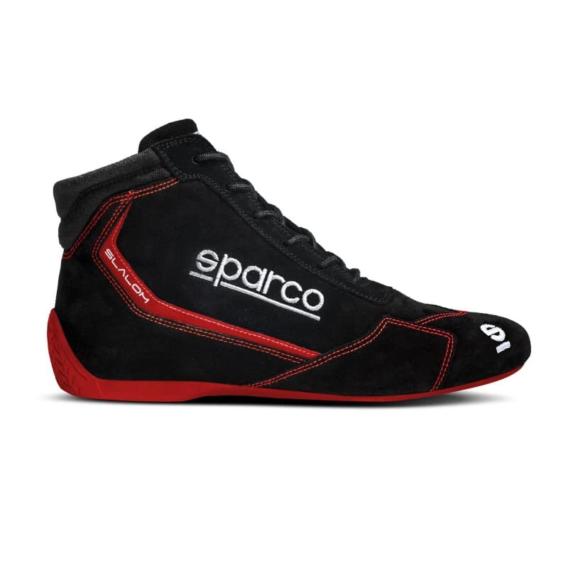 Chaussures de course SPARCO rouge noir pilote automobile 00129541NRRS