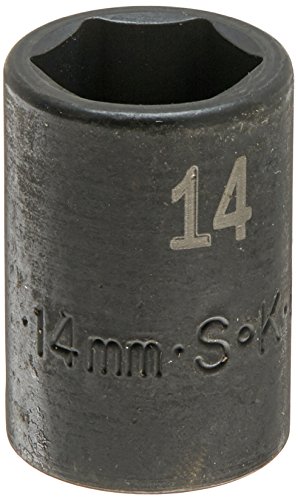 SK Tools USA 3/8" Drive, 14MM, 6 Point, Standard Impact Socket | 8964