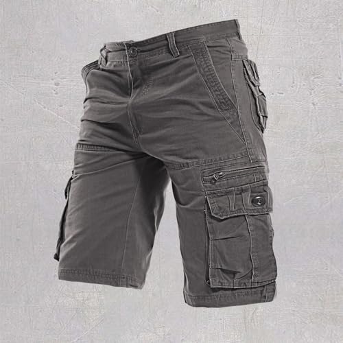 Short décontracté en tricot homme gris confort thermique atelier