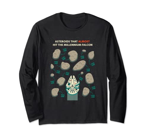T-shirt Star Wars Falcon Millénaire : look décontracté à manches longues pour vos soirées cinéma
