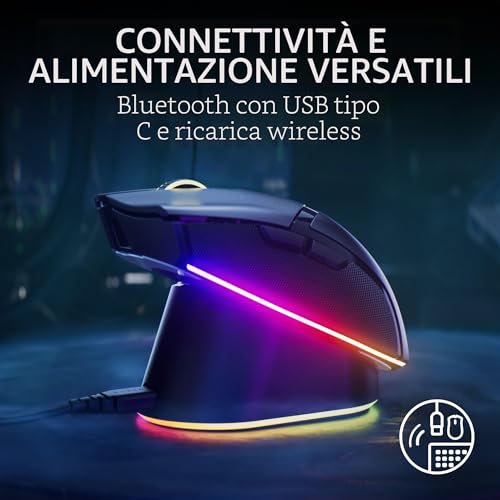 Cobra Pro - Mouse da gioco wireless personalizzabile Chroma RGB (10 controlli personalizzabili - Mouse gaming - Immagine 9