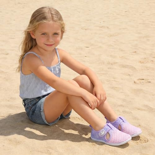 Image of FEETCITY Boys Girls Water Shoes Kids Aqua Socks Quick Dry Barefoot for Beach Swimming Pool