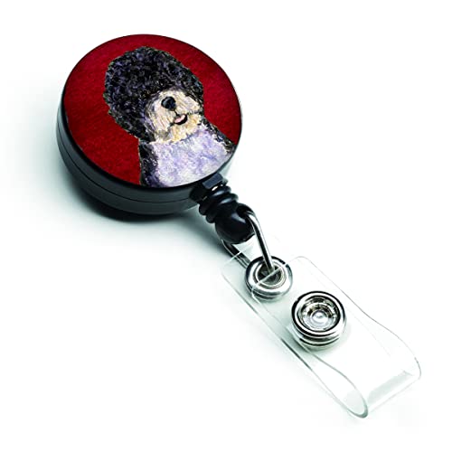 Caroline's Treasures SS6042BR Retractable Badge Reel for Nurses ID Badge Holder with Clip Retractable Employee Badge Holder, Belt Clip, Multicolor