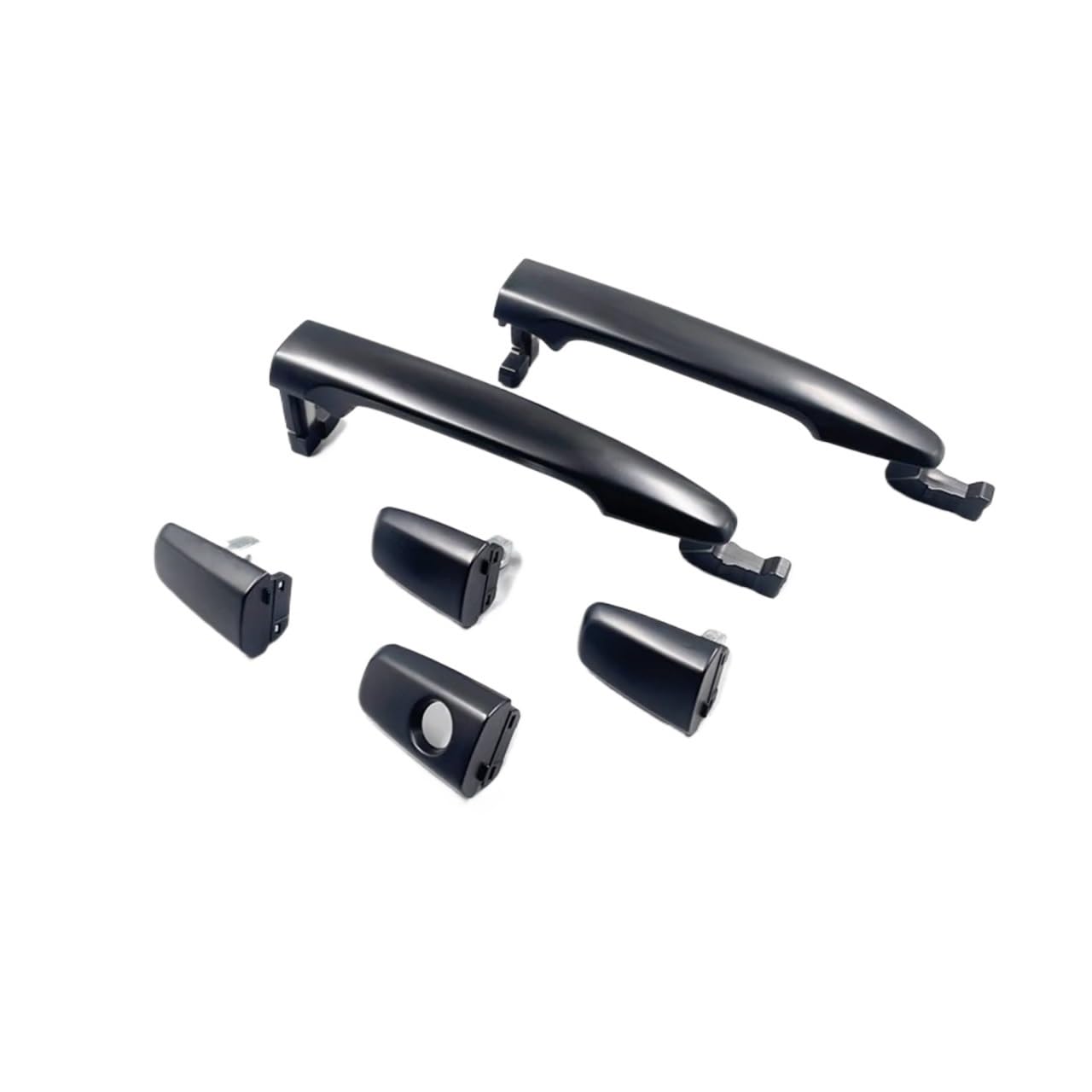 HLJNLVBN Door Handle for Mitsubishi for Lancer 2008 2009 2010 2011 2012 2013 2014 2015 2016 2017 Sedan Door Black Handle(1 Set)