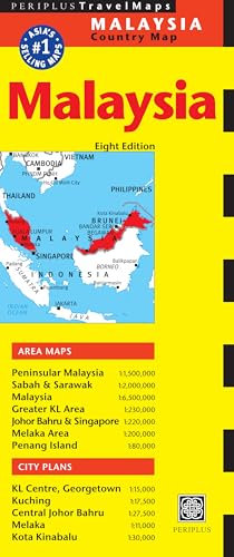 Malaysia Country map (Periplus Travel Maps)