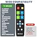 EZclicker Big Button Universal TV Remote (Silver) Simple Easy to Use, Great for Seniors, Works with Major TV Brands (2xAAA Batteries Not Included)
