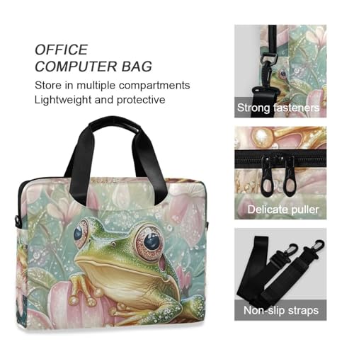 Maletín portátil para laptop 15.6 pulgadas con correas miniatura 6